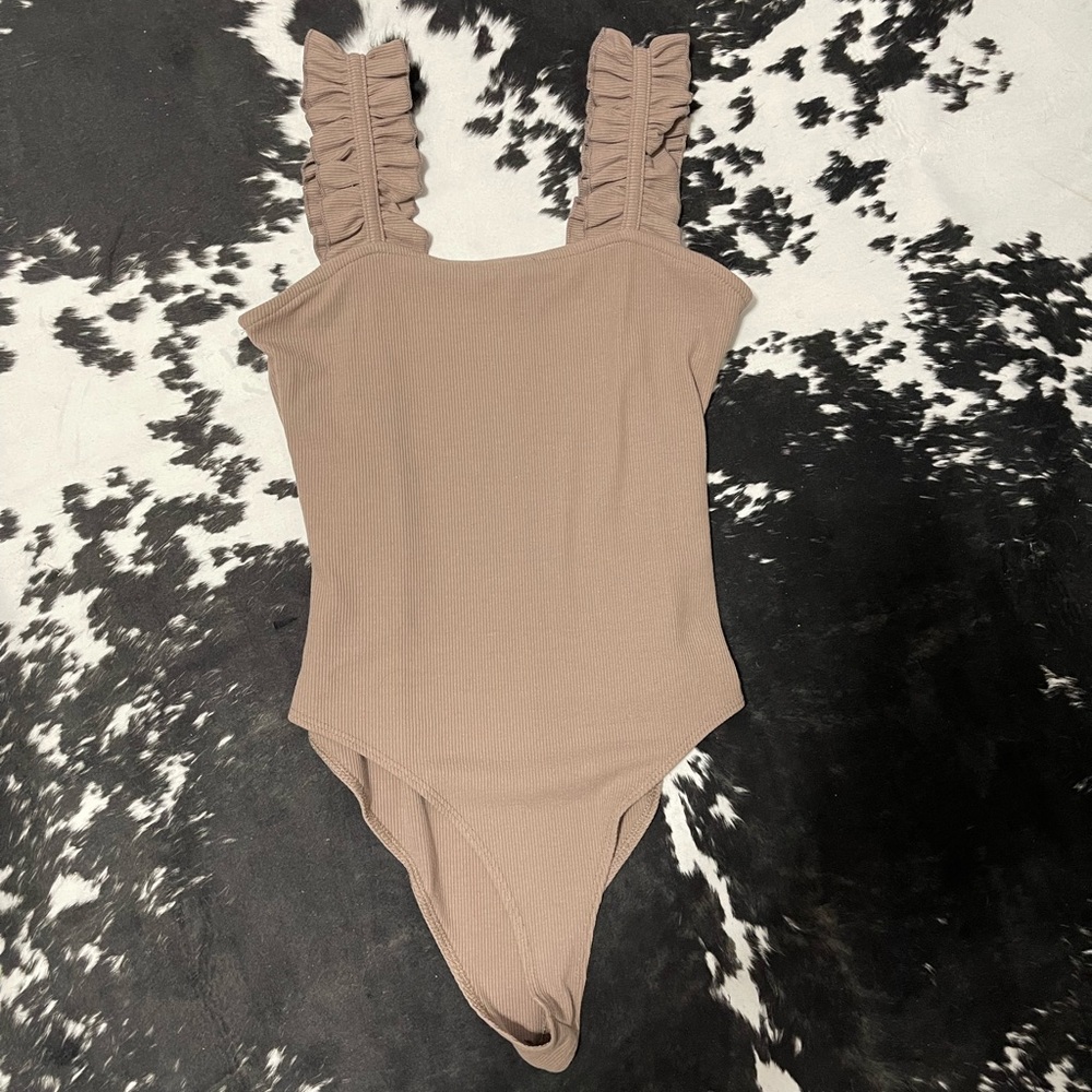 Entro Ruffle Strap Bodysuit